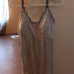 Motherhood nursing nightgown